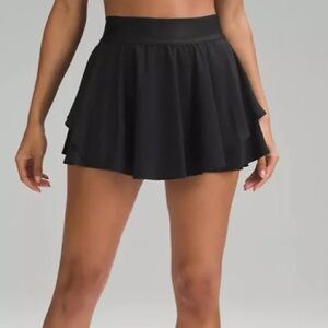 lululemon athletica Black Mini Skirt